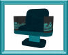 Flame Exec Chair in Teal