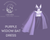 Purple Widow Bat Dress