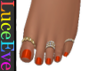 Orange Nuria Feet