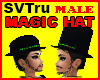 Magic male hat + hair