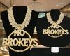 NO BROKEYS Gold Chain M