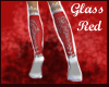 Glass Red Boots