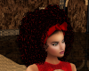 BR Disco Afro W Red Bow