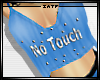 [Z] No Touch Blue top