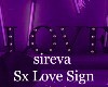sireva Sx Love Sign