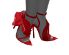 RED BOW HEELS