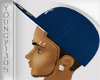 $P.J Blue Fitted tilted
