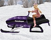 Purple XMas Snowmobile