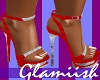 RED Diamond Studded Heel