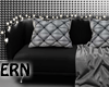 Black Silver Couch