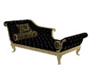 Black and Gold Chaise