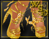 Gold Butterfly Heels