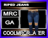 RIPED JEANS