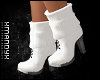 Sandy White Boots