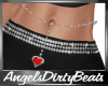 Heart belly chain