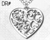 DR- Lora heart necklace