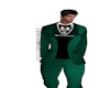 green suit