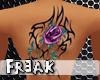 [F] Flower Back Tattoo