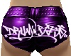 DnB shorts purple