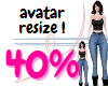 Avatar 40% resizer