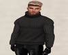 Black Ribbed Sweater