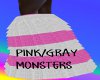 [DJK]PINK/GRAY MONSTERS