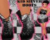 LilMiss Silver Boots