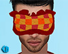 Red Gold Mask Plaid (M)