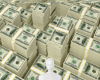 100 bills stack bg