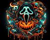 *K* Scream Pumpkin BG