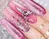 Rose Pink Nails + Ring