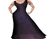 plum speckle gown