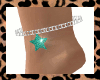 R! Green Starfish Anklet