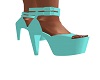 Teal Summer Heels