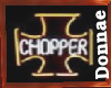 Neon Chopper Sign Emblem