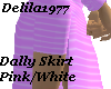 Dally Pink/White Skirt