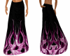 purple flame skirt