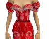 (B4) Red Adrienne dress