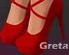 G★Red Cute Heels