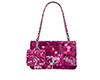 chanels pink sequin bag