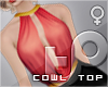 TP Cowl - Coral+Gold