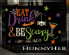 H. Halloween Party Sign