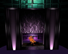 Elegant Purple Fireplace