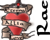 *M* Allia Heart Tattoo