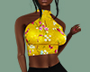 Yellow Floral Top