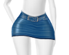 Skirt blue Leather1605