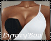 *Leza Black White Dress