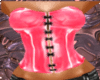 pvc corset bpink bmxxl