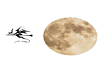 Witch & Moon Banner