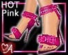 Girly Heels Hot Pink